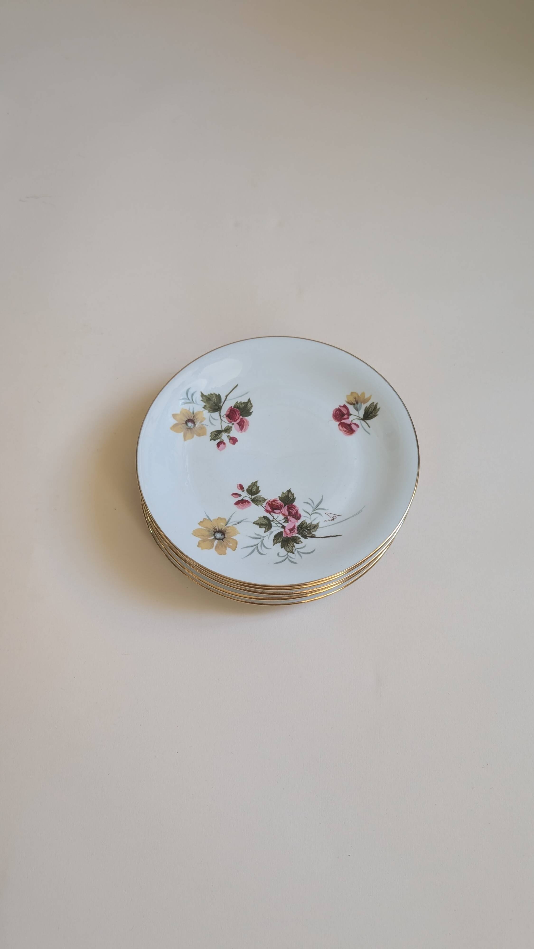 Ensemble de 6 assiettes à dessert