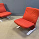 Fauteuils Concorde de Pierre Paulin, ensemble de 4, années 1960.