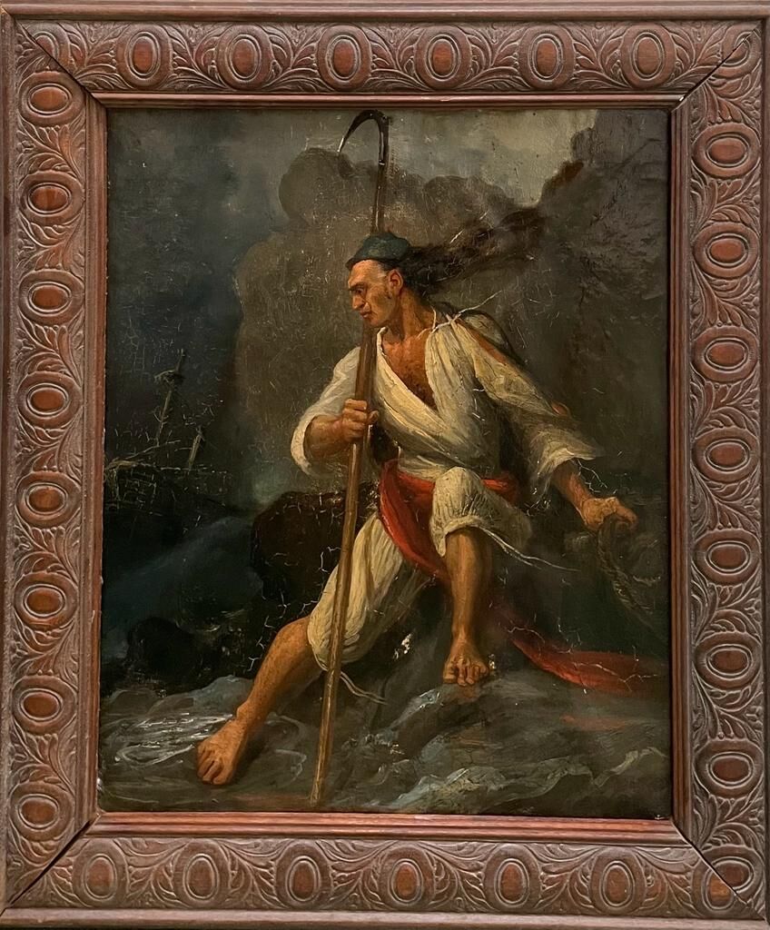 Painting allegory of death 19th century