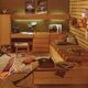 Large chest Maison Regain in solid pine Vintage Circa 1975