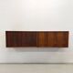 Poul Cadovius Royal System Rosewood Wall Mounted Sideboard 5