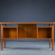 Mid-century Danish teak desk by HP Hansen, 1960s
