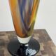 Multilayer blown glass cone vase 1960 - vintage retro Murano Schn
