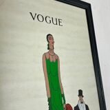 Vogue Magazine Cover 1925 Print, Eduardo García Benito art deco mirror