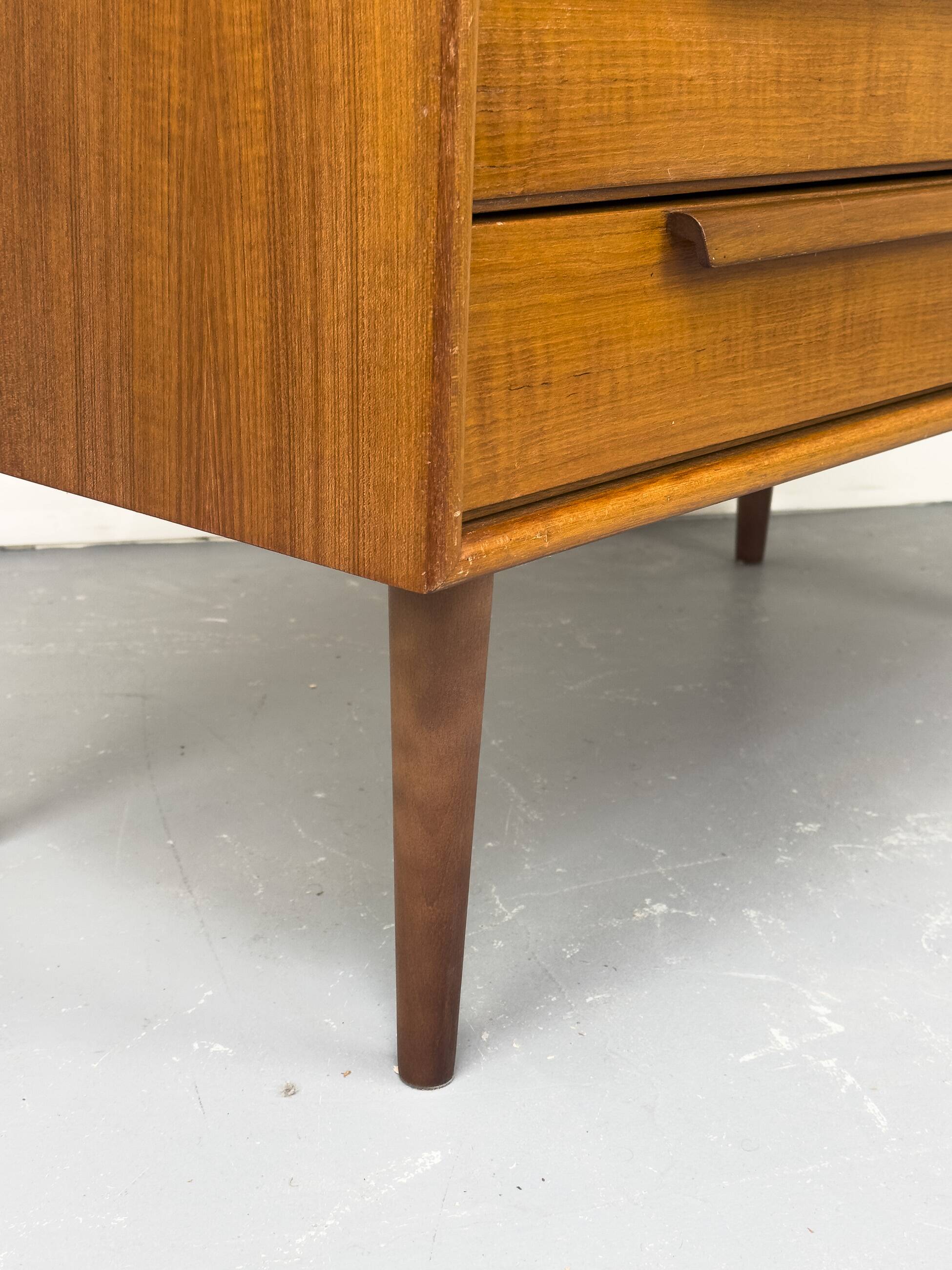 Teak chest of drawers from WK Möbel, 1960s