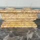 Yellow marble inkwell Sainte Beaume