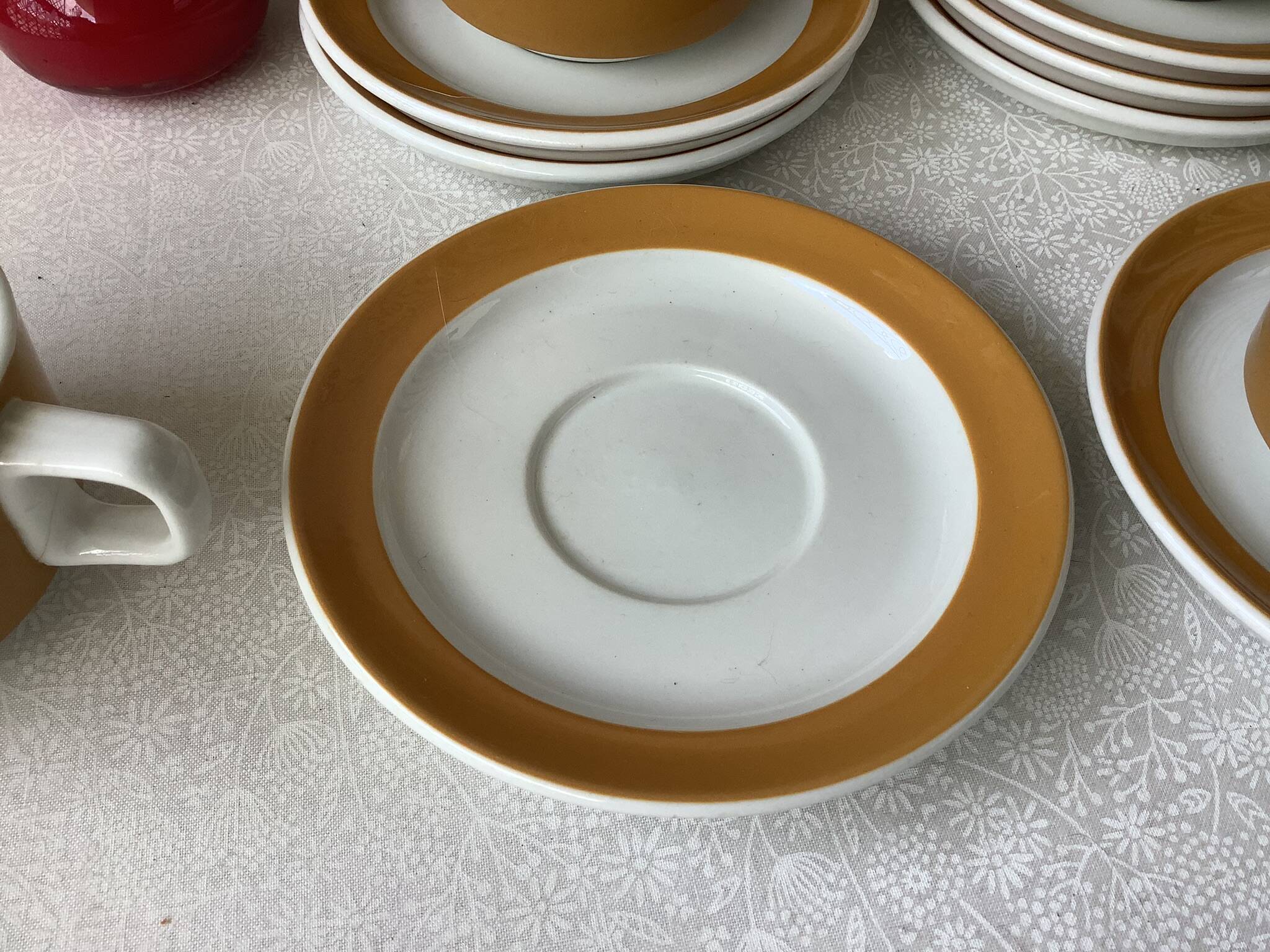 Sarreguemines designer cups 70'