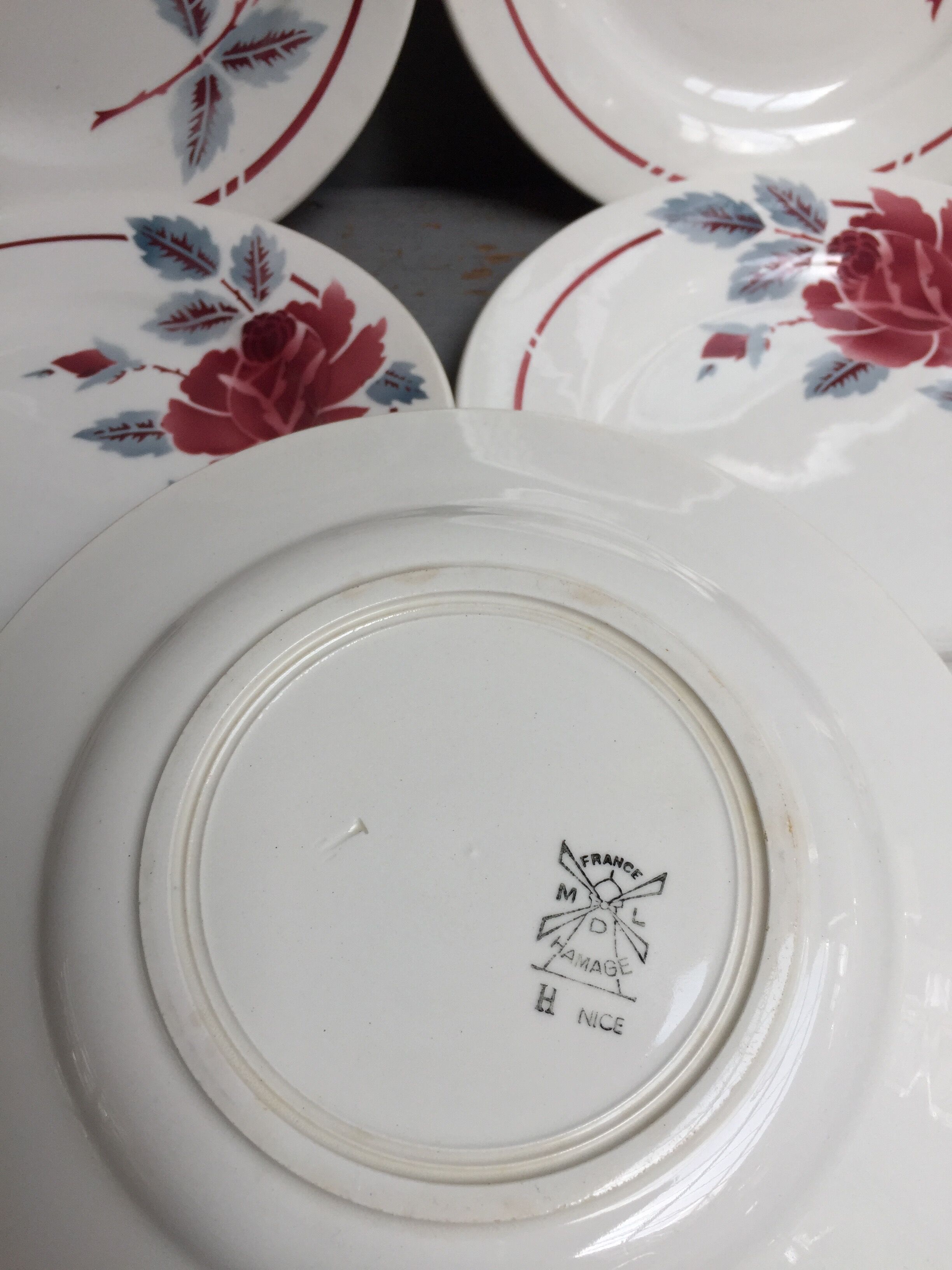 6 plates Moulin des Loups