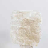 Pair of alabaster lamps, contemporary work