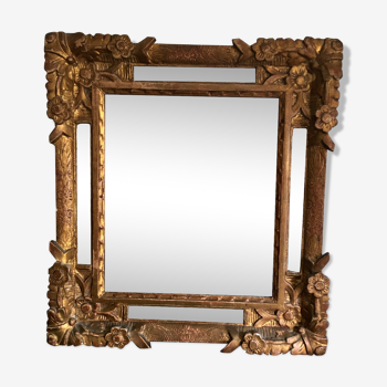 Miroir doré 1930 - 55x60cm