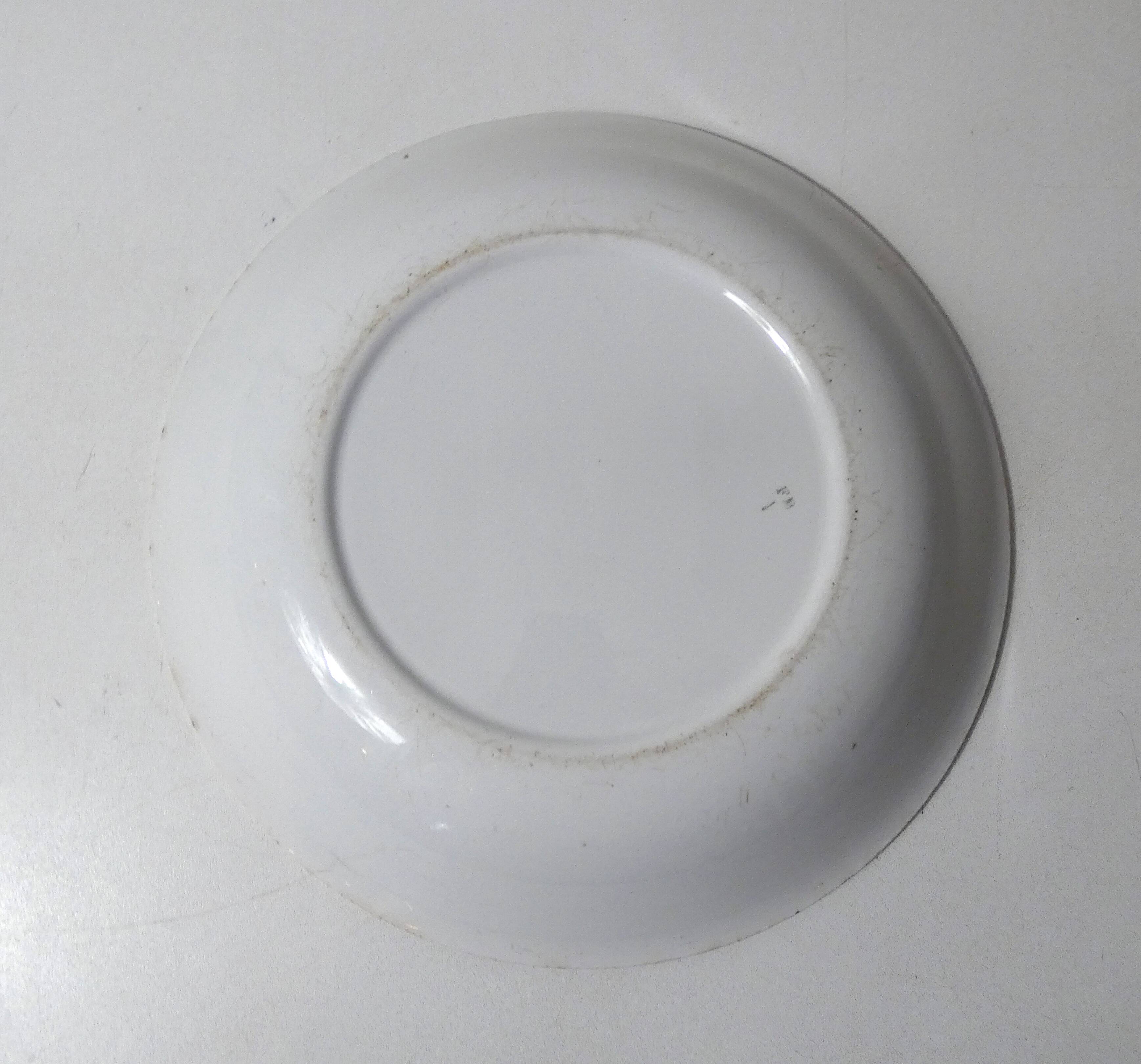 3 old FB Digoin earthenware dishes