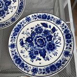 Plaque assiette antique bleu Royal Delft