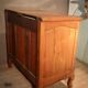 Louis XIV style commode in solid cherry wood.