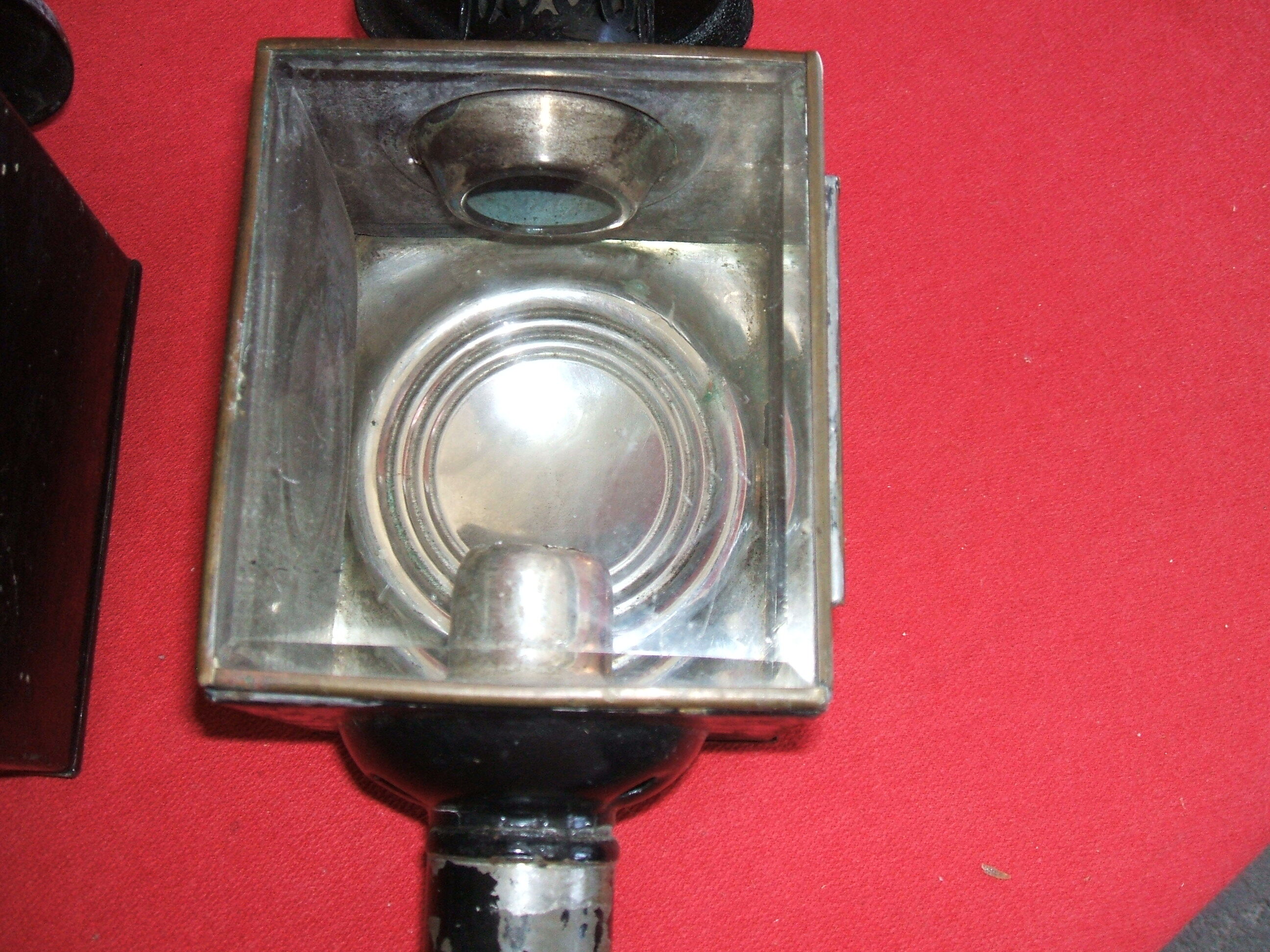 19th century caber lantern pair