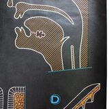 Poster of the digestive system Doctor Auzoux