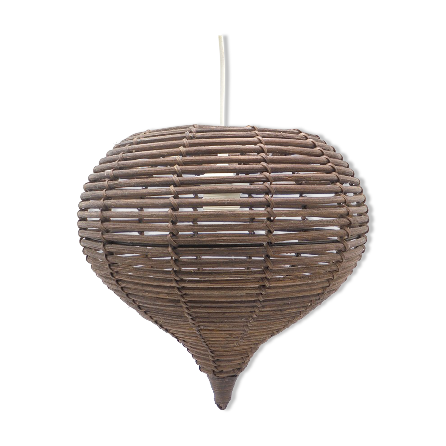 Hanging lamp wicker