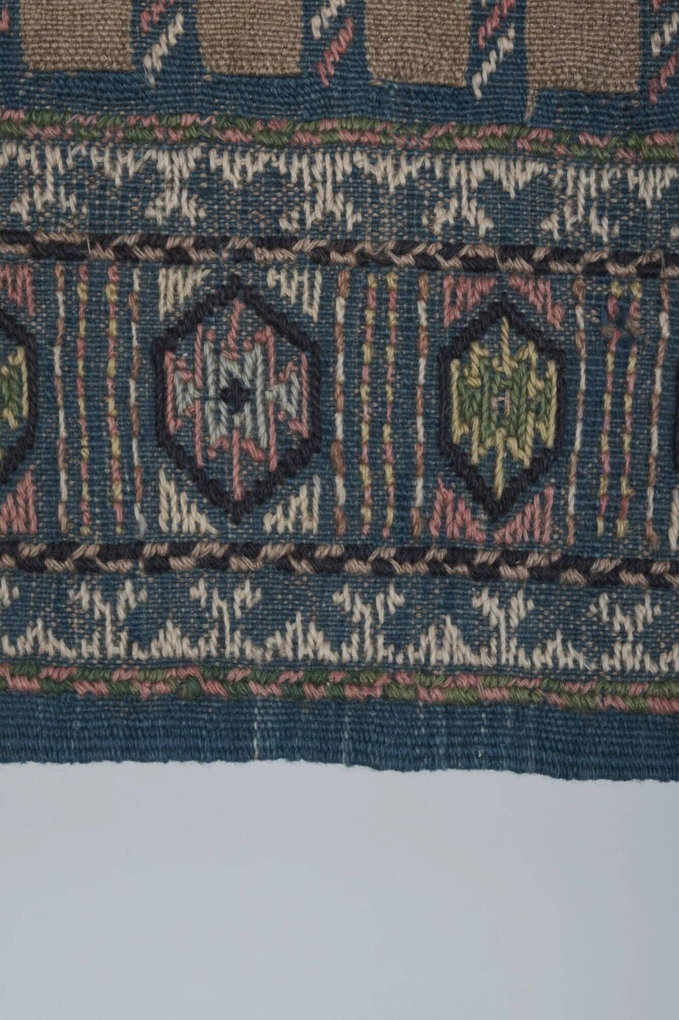 Vintage Turkish hallway rug 95x405 cm