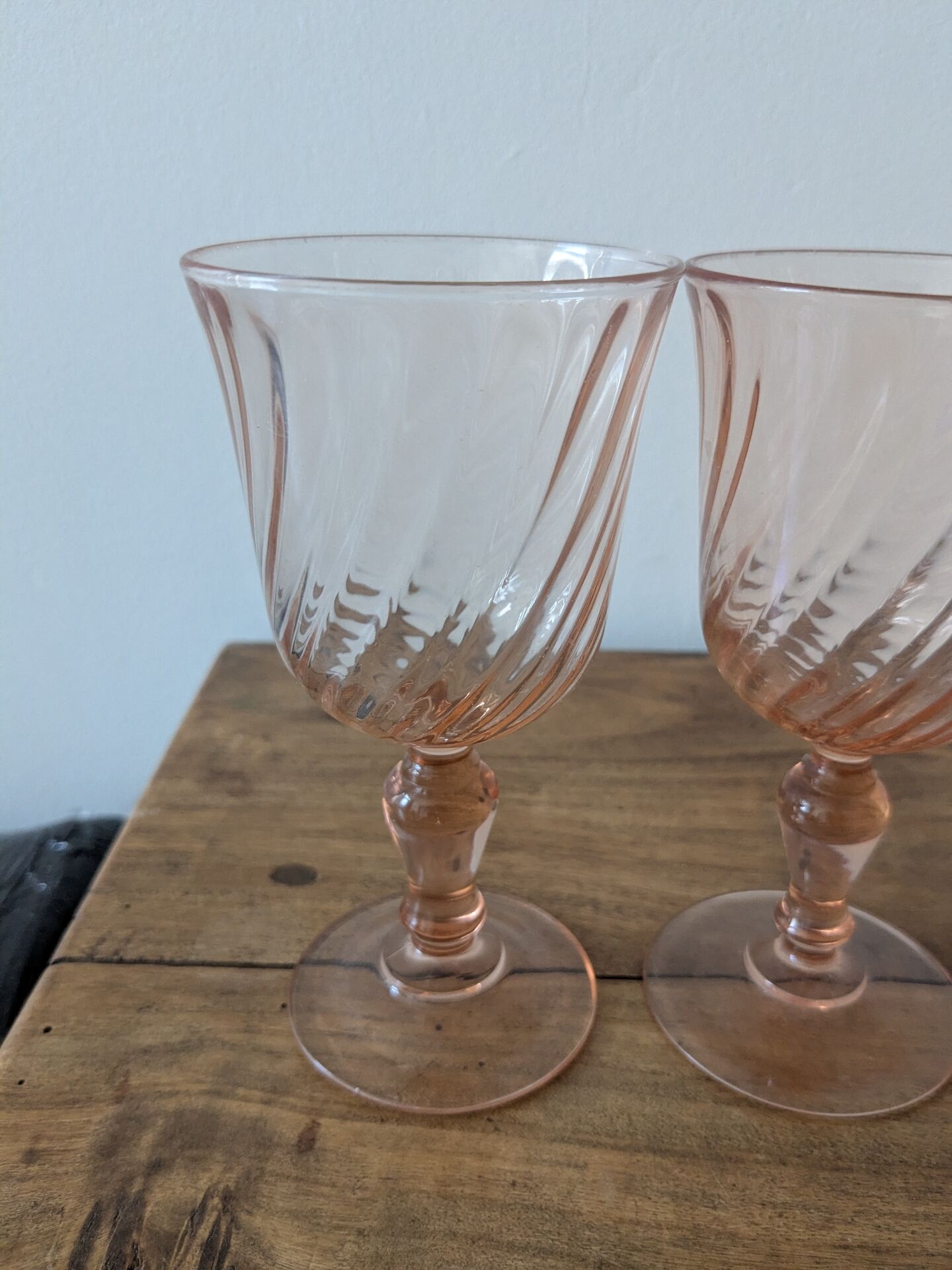 Rosaline footed glasses