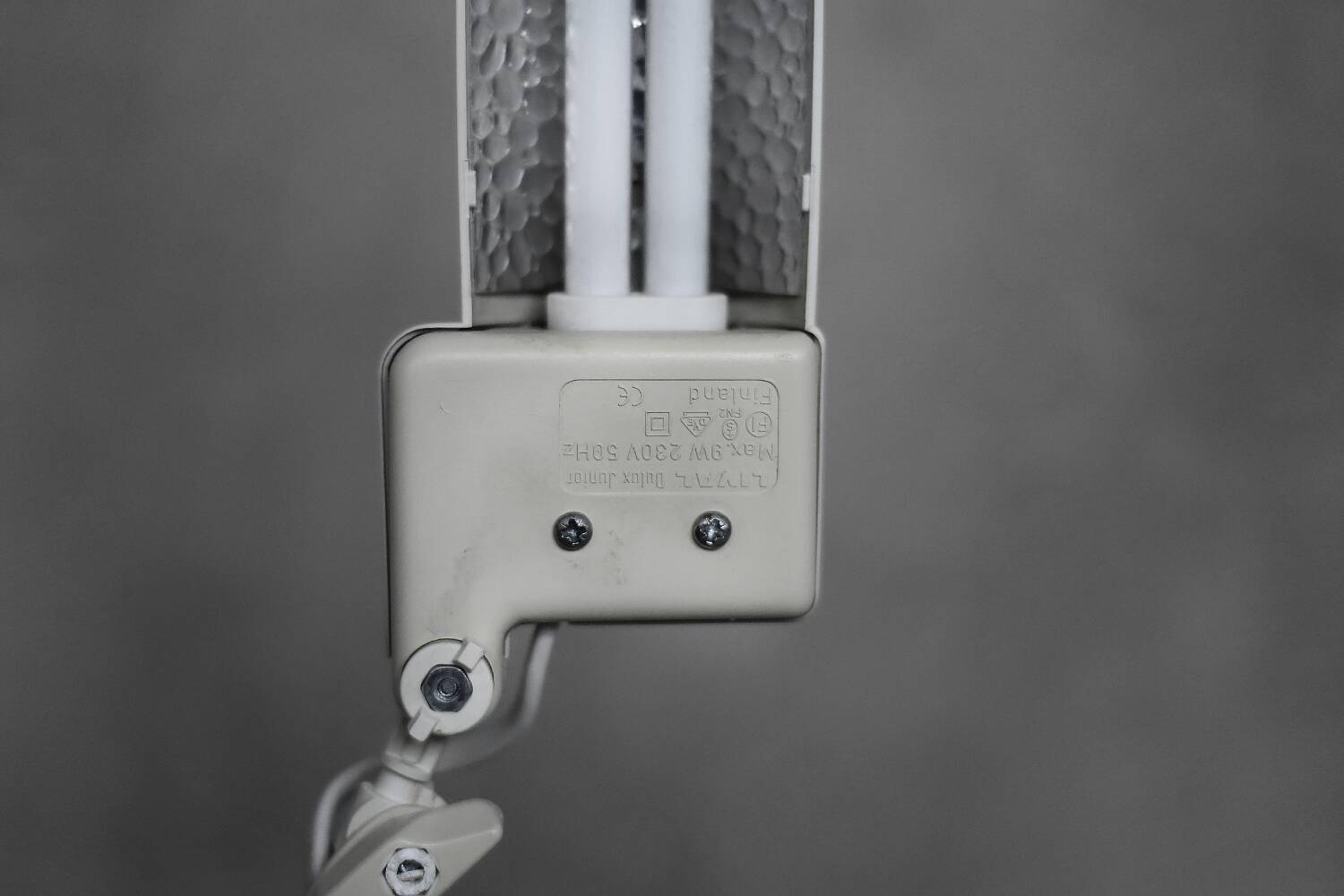 Modern adjustable desk lamp in mid-century style Dulux Junior by Lival Finland, 1980s.