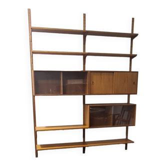 Vintage Danish design wall unit by HG mobel