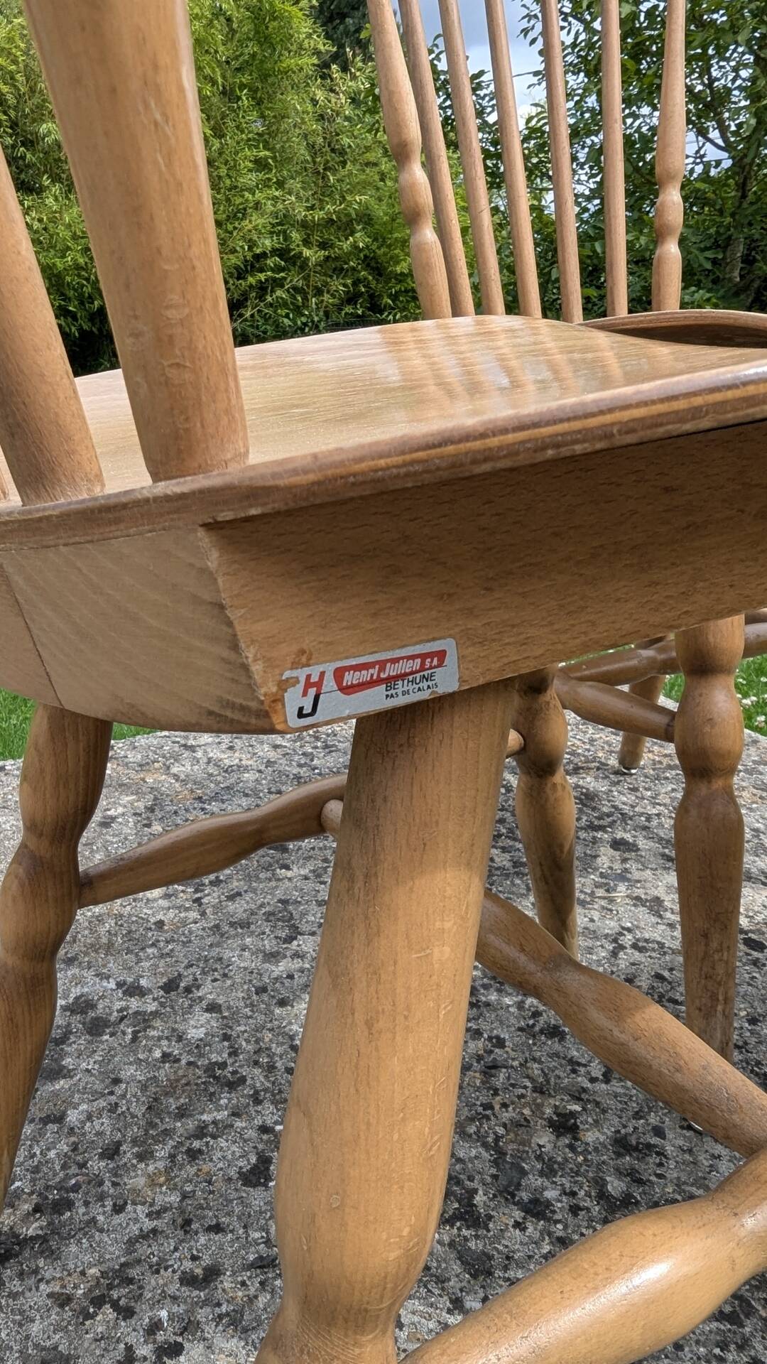 3 chaises Tacoma réservées pour "poppe"