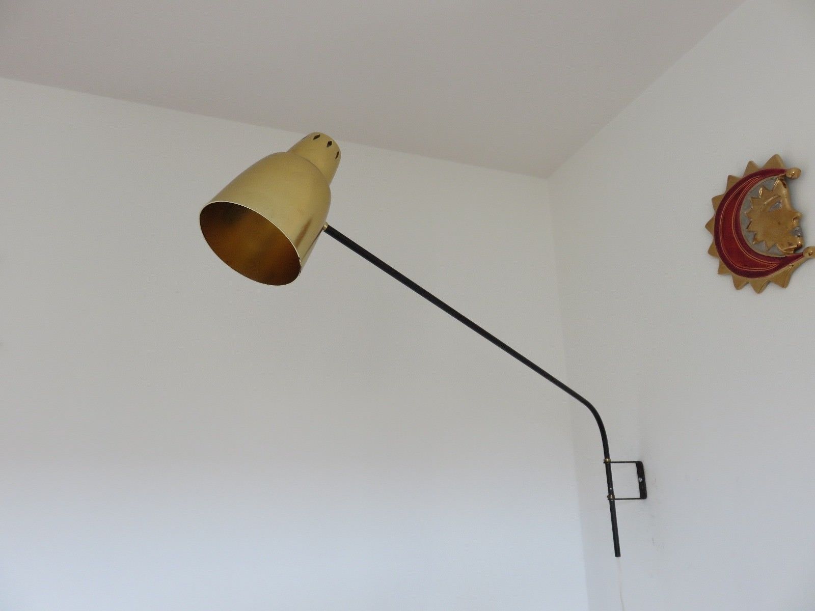 Articulated wall lamp 50s 60s