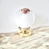 Murano globe table lamp