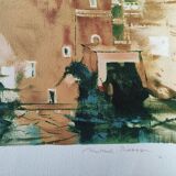 Original lithograph signed Michel Rodde