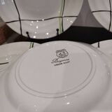 8 céranord st amand deep plates “bayonne” model