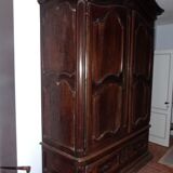 Louis XIV period walnut wardrobe
