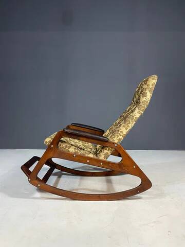 Rocking chair, Dřevotvar, 1970s, Czechoslovakia