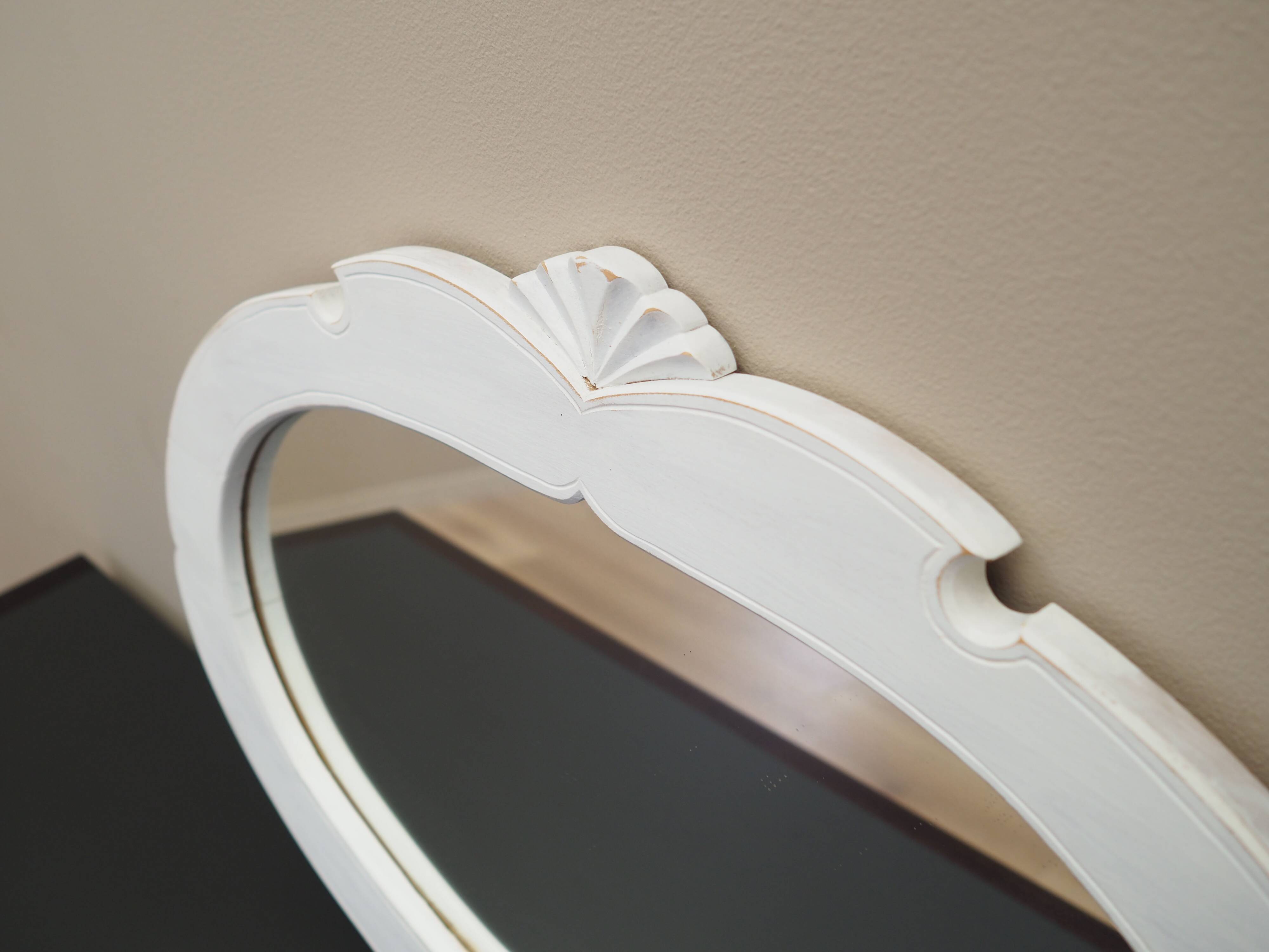 Mirror in pine frame, Danish design, 1960s, production: Denmark