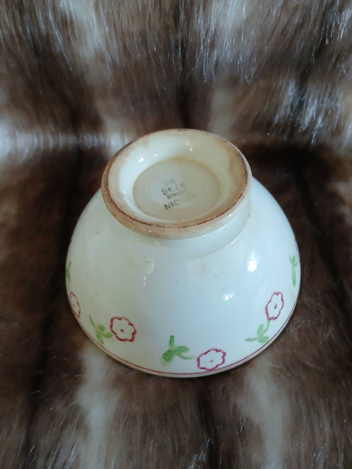 Small antique Digoin bowl