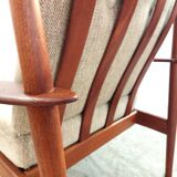 PJ56 armchair by Grete Jalk for Poul Jeppesen - Denmark circa 1960