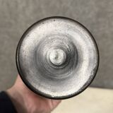 Carly: vase with flared neck in glass paste with cherry-colored patterns