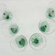 6 verres à cocktail, champagne en cristal, Luminarc France