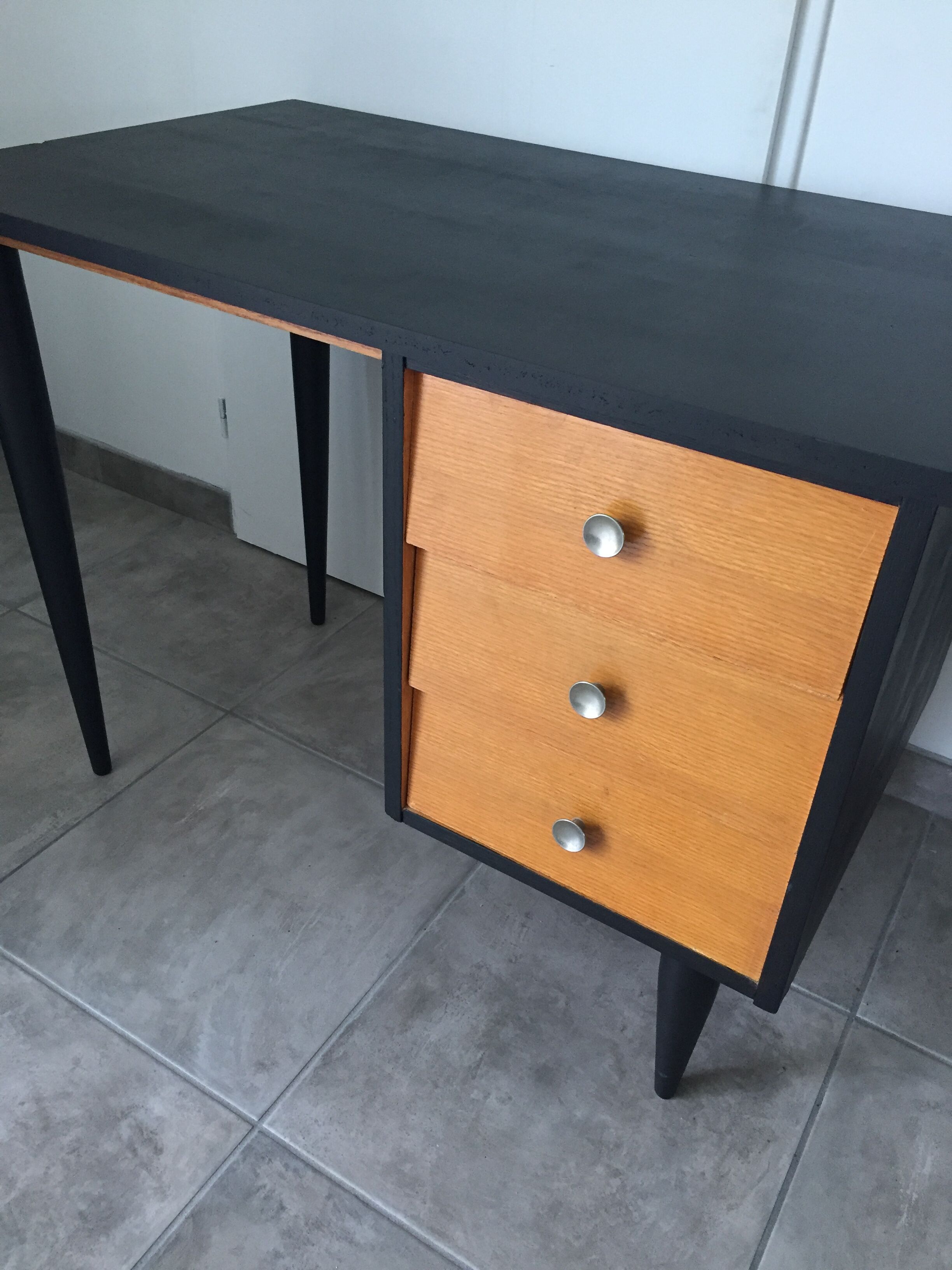 Desk vintage feet restyled compass