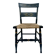 Chaise en bois peint dans le goût d’Hitchcock.