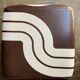 Pouf Pierre Cardin in 70s vinyl