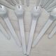 18 stainless steel Space Age place settings / Spoon Fork Knife