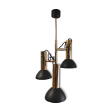 Suspension 3 spots en laiton – années 60