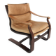 Scandinavian Nelo leather armchair, Norway, 1980