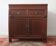 Antique Boho hand-made painted 2-door cabinet, 1910