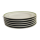 Suite de 6 assiettes à dessert