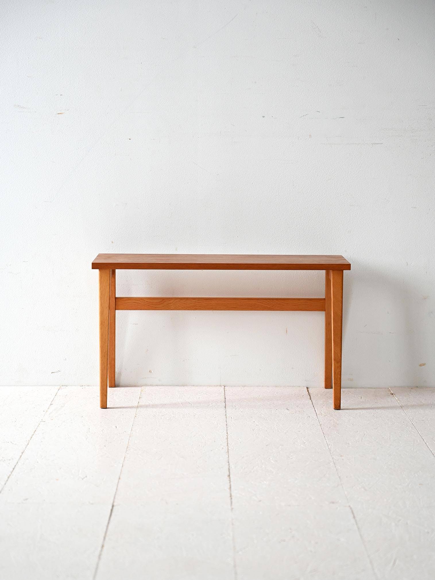 Banc suédois vintage en teck, années 1950-60