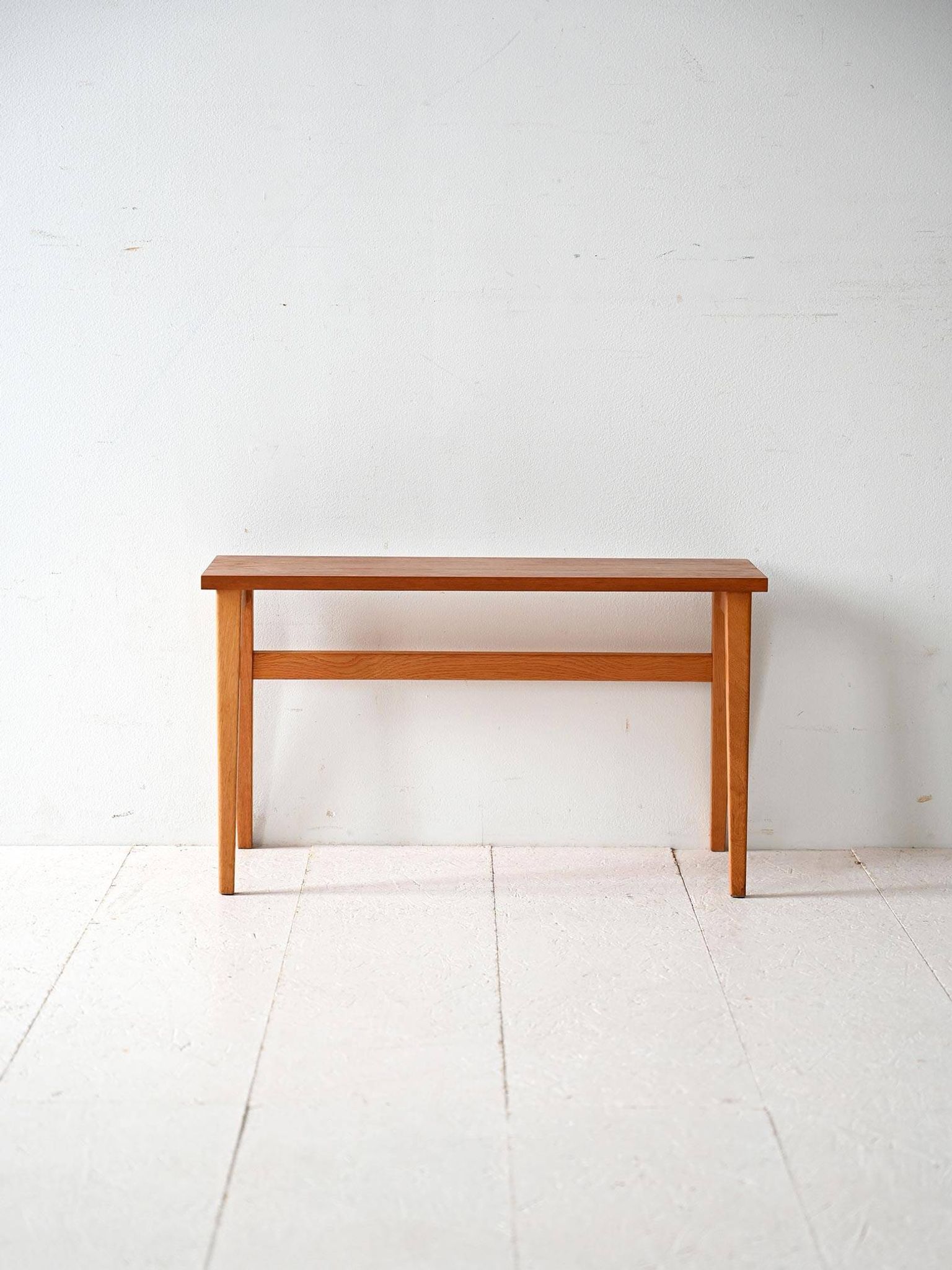 Swedish vintage teak bench, 1950s-60s