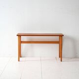 Swedish vintage teak bench, 1950s-60s