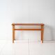Swedish vintage teak bench, 1950s-60s