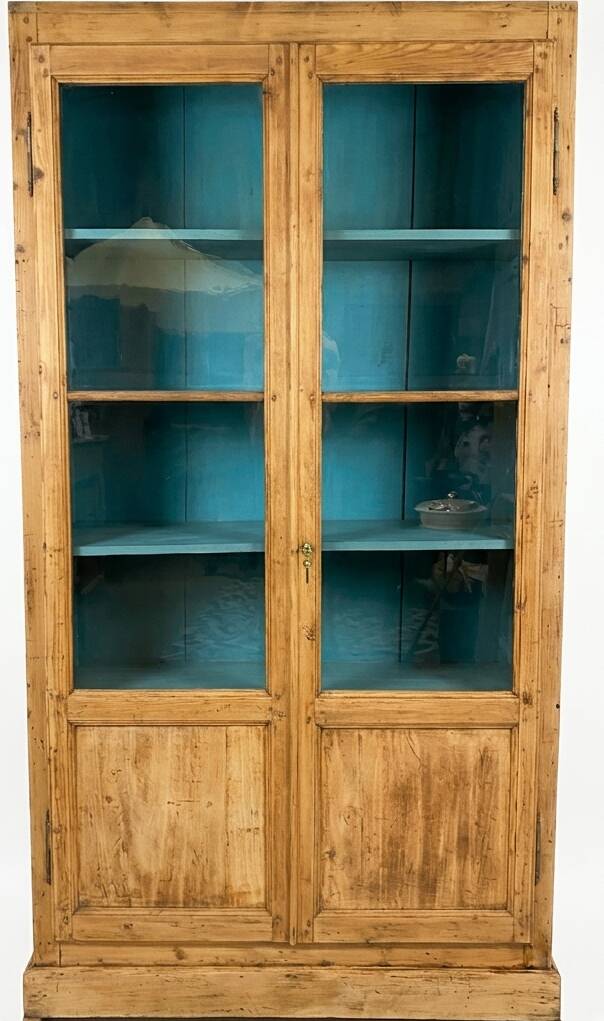 library / glass cabinet