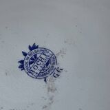 Pair of round dishes Boch La Louvière circa 1900